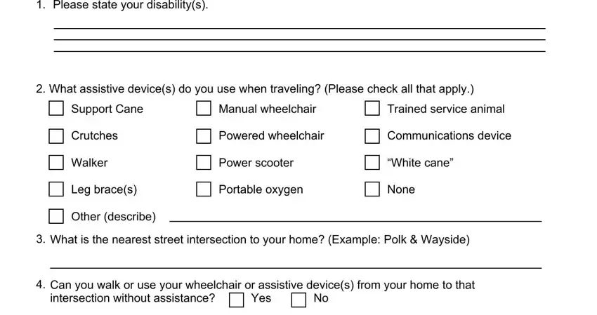 Application For Metrolift Service PDF Form - FormsPal