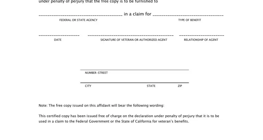 NUMBERSTREET, This certified copy has been, and FEDERAL OR STATE AGENCY of Applicant Form Dd 214