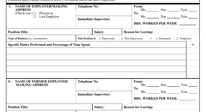 Ways to fill in hoa application forms part 5