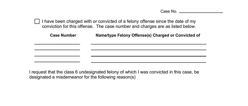 undesignated felony 6 writing process clarified (stage 5)