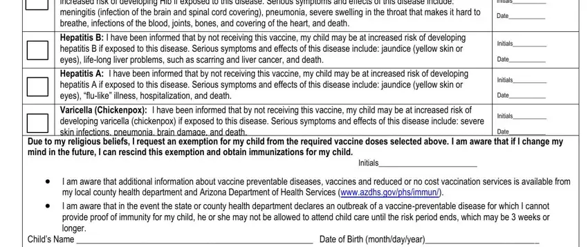 Writing segment 2 in arizona vaccine exemption form 2021