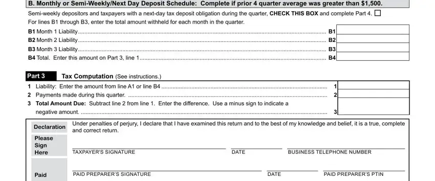 Filling in section 2 of Arizona Tax Return Form