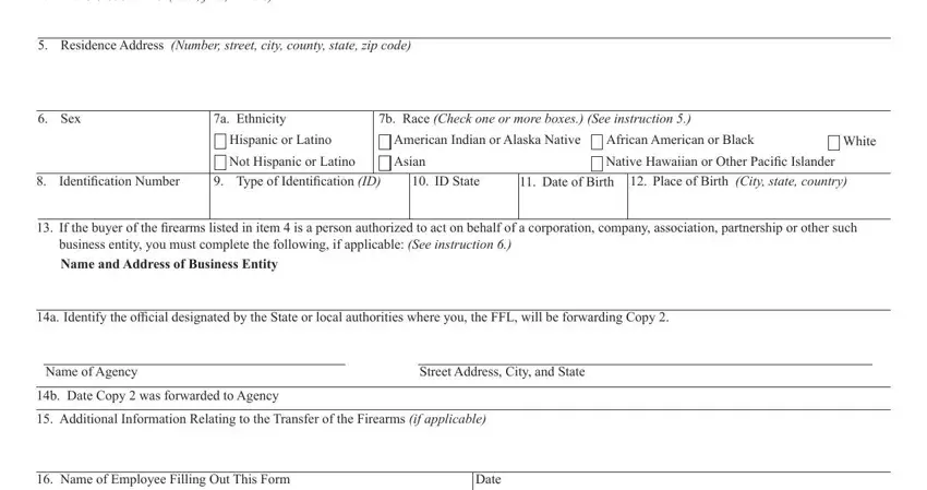  Type of Identification ID,  Date of Birth, and b Race Check one or more boxes See in 3310 form