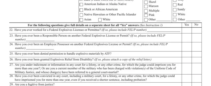 Simple tips to fill out atf possessor step 2