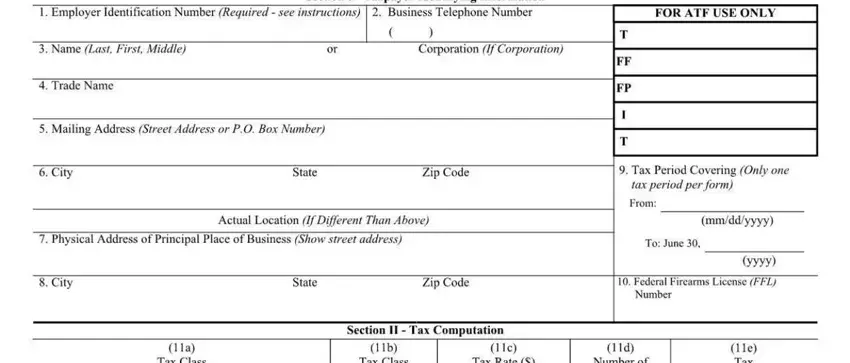 atf 5630 form completion process described (part 1)