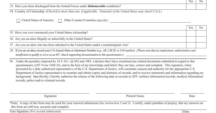 atf possessor conclusion process clarified (step 4)