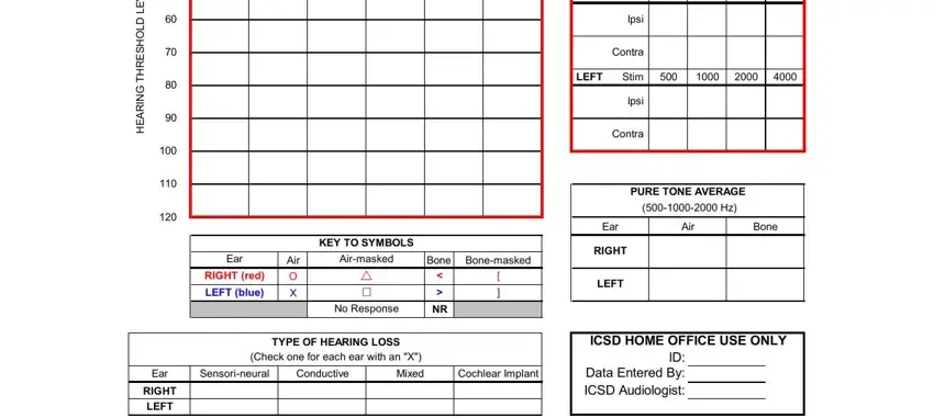 Find out how to fill in blank audiogram pdf portion 2