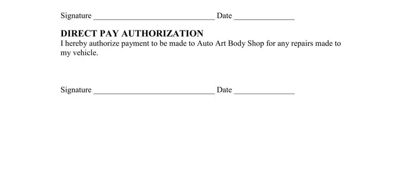 AUTHORIZATION TO REPAIR Auto Art, AUTHORIZATION TO REPAIR Auto Art, and AUTHORIZATION TO REPAIR Auto Art of auto body repair authorization form
