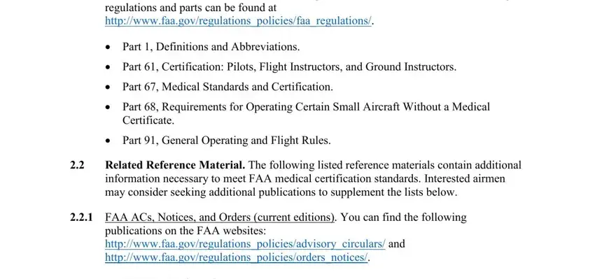  AC  BasicMed  FAA Order  Flight, publications on the FAA websites, and Related Title  of the Code of inside basic med form