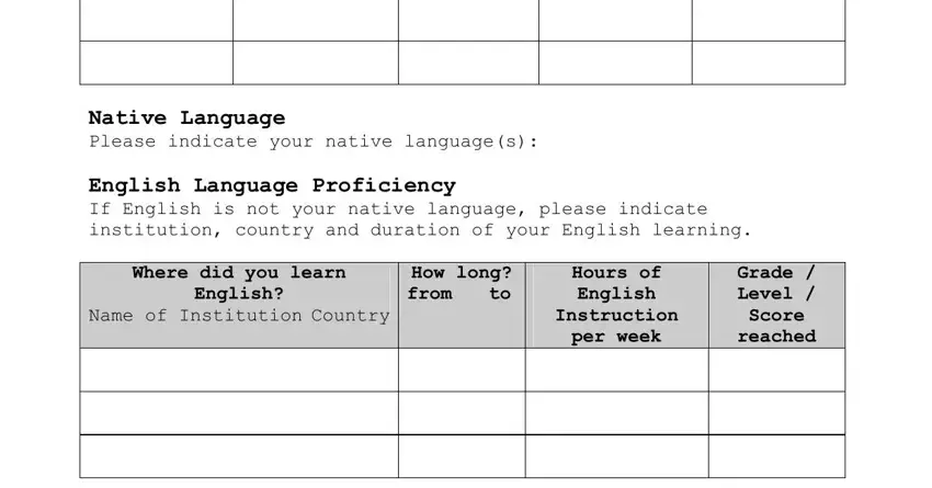 Writing section 4 of bcm hostel application 2020 21