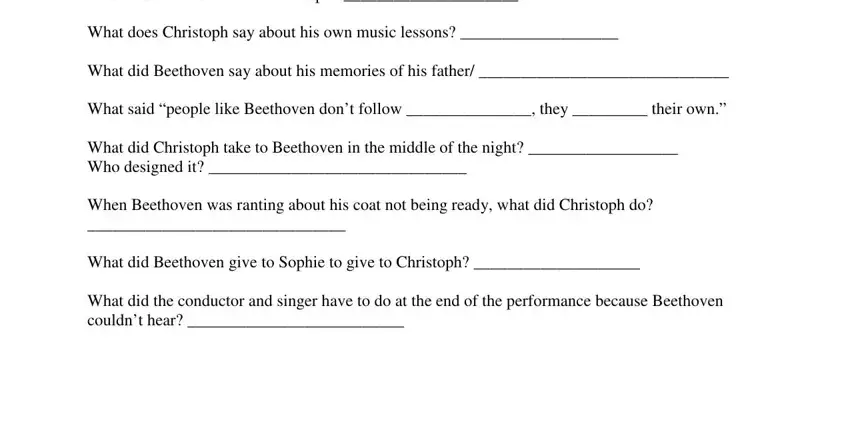 beethoven lives upstairs 1992 video worksheet completion process clarified (portion 5)