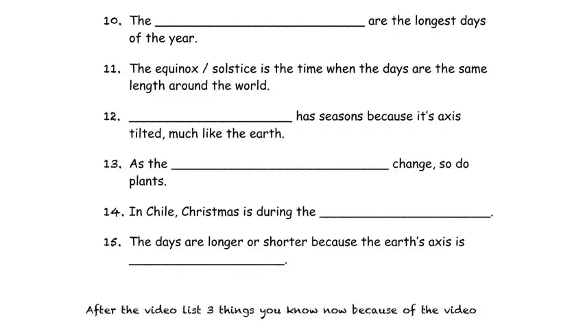 How to fill out bill nye the science guy earth's seasons video worksheet answer key stage 3