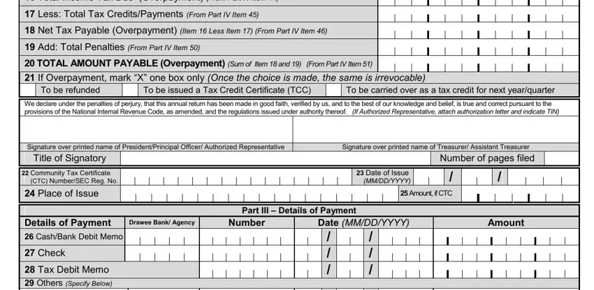 Part # 2 for filling out bir form 1702q
