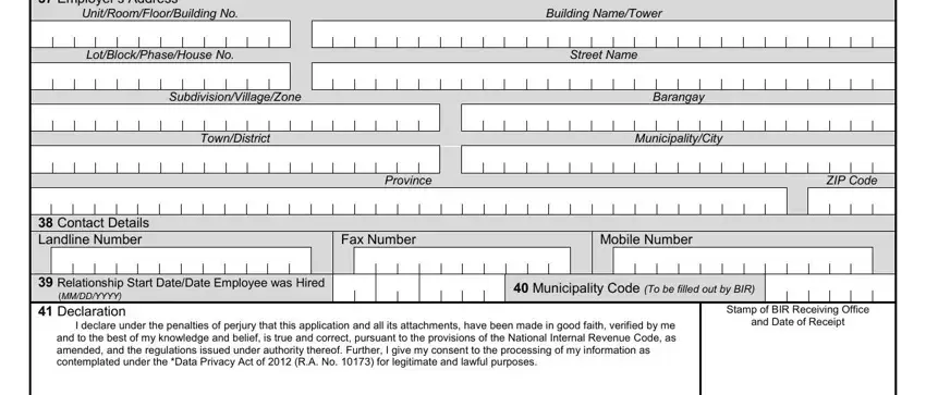 Part number 5 in completing bir 1902 form download