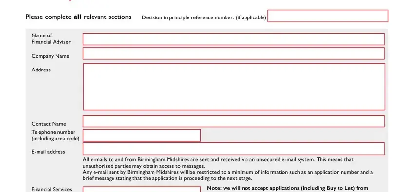 Decision in principle reference, All emails to and from Birmingham, and Financial Services Registration inside iron on vynil transfers