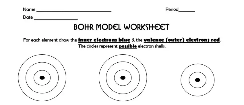bohr model practice problems answer key conclusion process described (step 1)