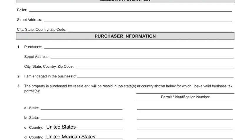Ways to fill out arizona ador border resale certificate part 1