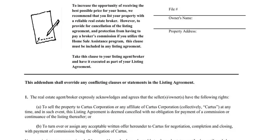 Cartus conclusion process clarified (step 1)