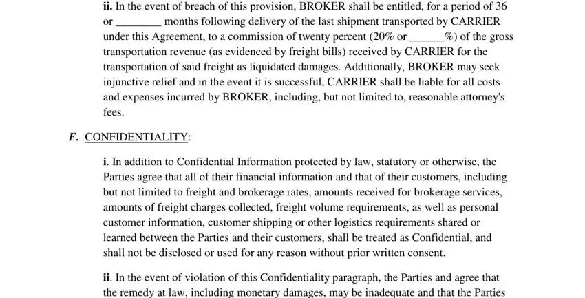 broker carrier agreement template 2021 writing process detailed (step 4)