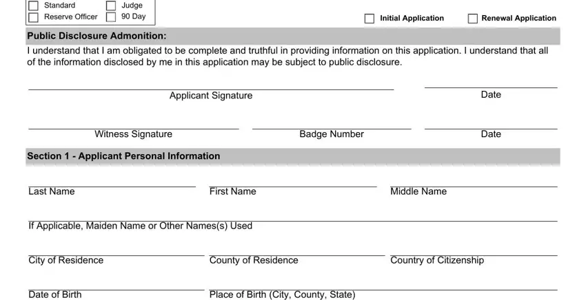 application ccw justice conclusion process shown (step 1)