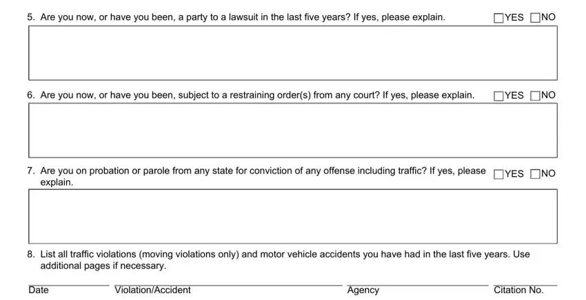 Step # 3 for submitting application ccw justice