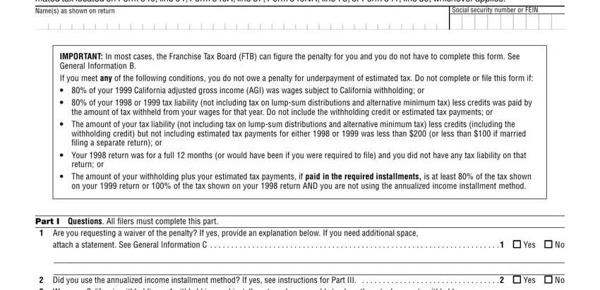 The best ways to complete California Form 5805 step 1