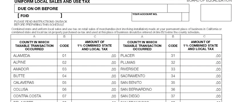 The best ways to prepare California Form Boe 531 step 1