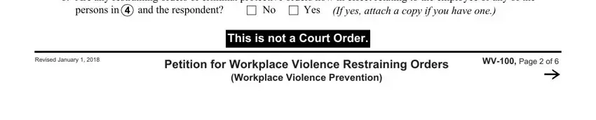 Guidelines on how to fill out california violence form stage 5