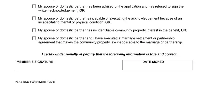 PERSBSD Revised , My spouse or domestic partner has, and I certify under penalty of perjury inside pers bsd 800