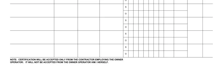 NOTE CERTIFICATION WILL BE, OPERATOR IT WILL NOT BE ACCEPTED, and OPERATOR IT WILL NOT BE ACCEPTED inside form cem 2505