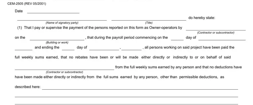 The best ways to fill in form cem 2505 portion 3