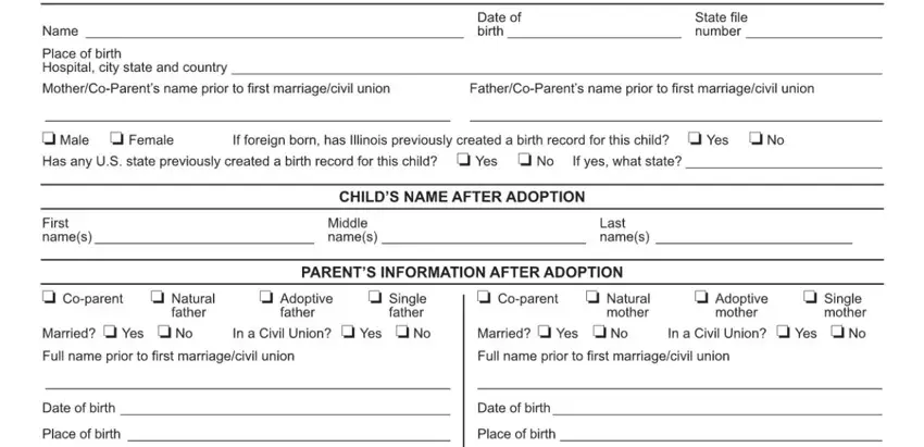 Ways to complete adult adoption forms step 1