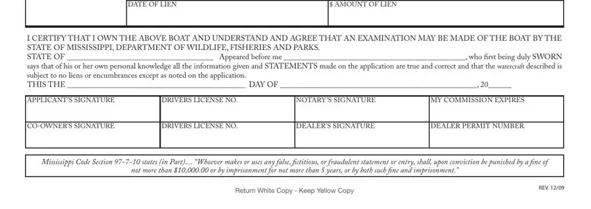 Writing part 4 in mississippi vehicle title application form pdf