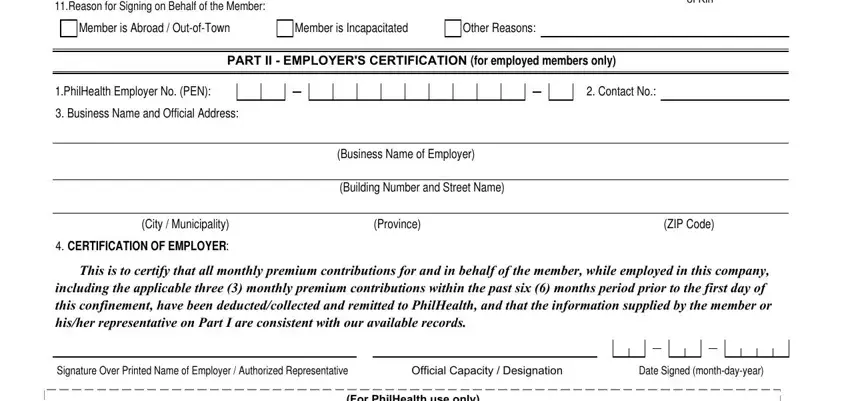 Filling in segment 2 of cf1 form sample