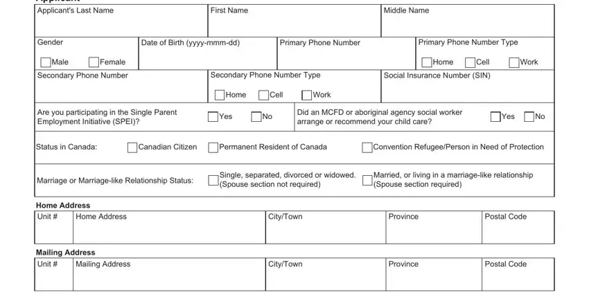 child tax benefit application form completion process clarified (part 1)
