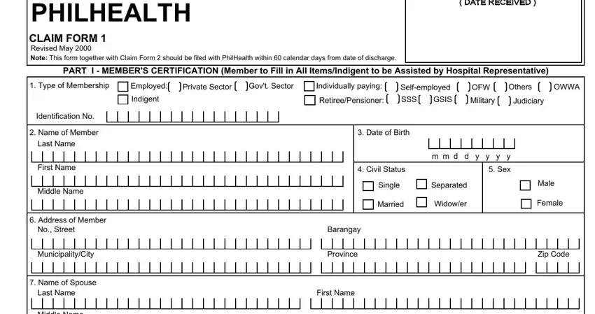 The best way to prepare philhealth registration form portion 1