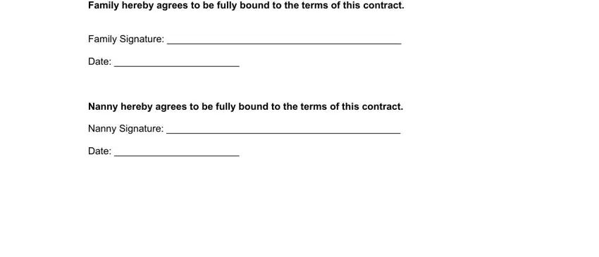 How you can fill out z contract portion 5