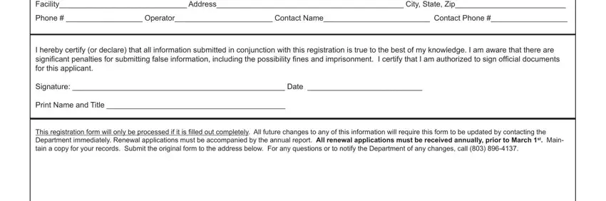 How to fill out Form Dhec 2711 portion 4