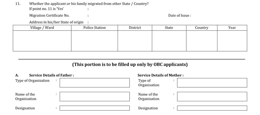 Tips on how to complete caste certificate application form download step 4