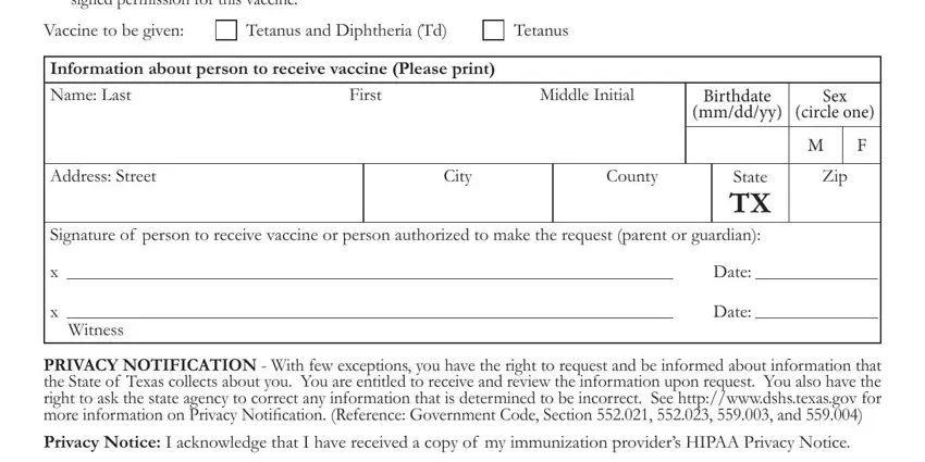 Simple tips to complete tdap texas department of state health conset form part 1