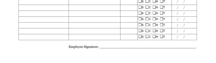 S C H T, S C H T, and Employee Signature in vsp enrollment form pdf