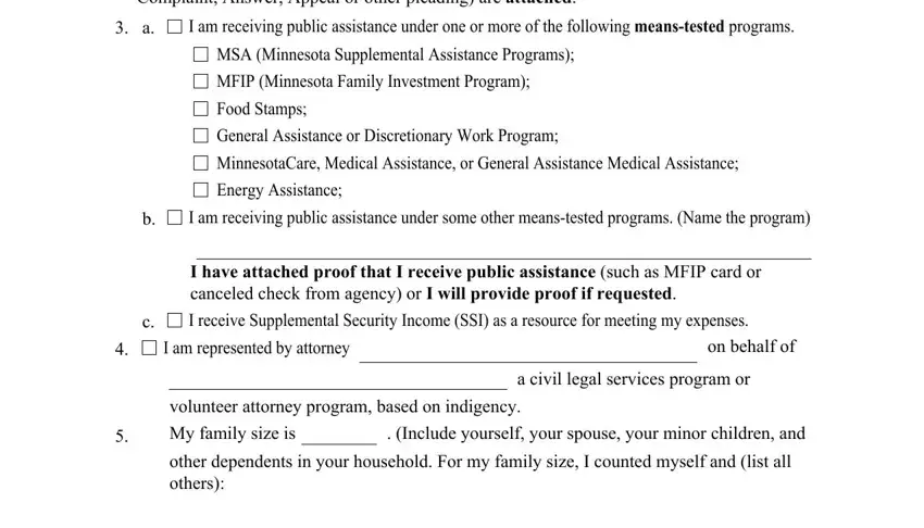 Step number 2 in submitting minnesota ifp102