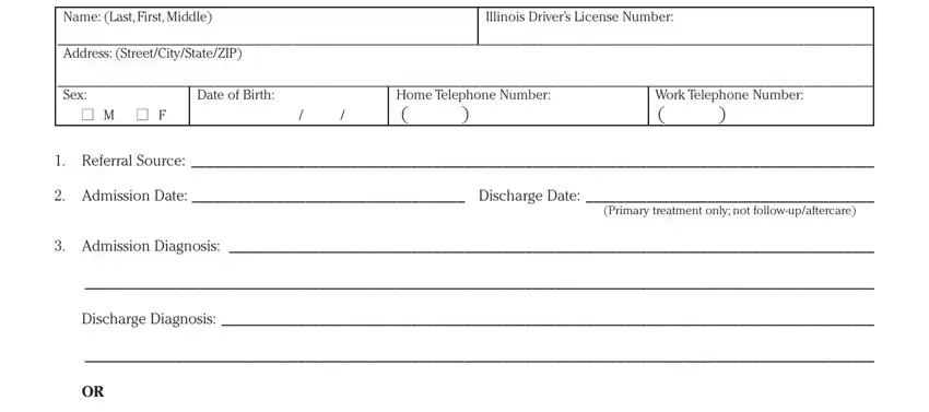 The way to fill in Dah H 68 5 Form part 1