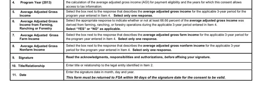 Step # 5 for completing form department 933 form