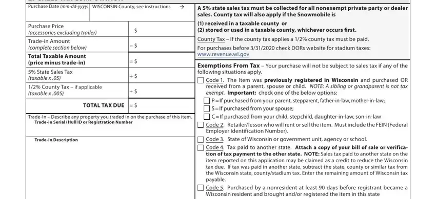 A way to fill in Form 9400 210 stage 3