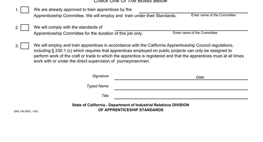 Find out how to fill in das 140 form california stage 2