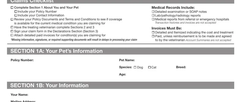 Learn how to complete pet care emergency authorization form stage 1