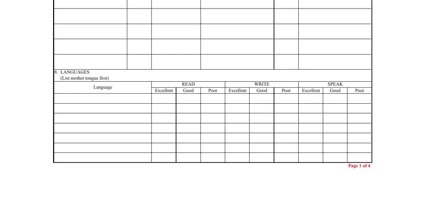 How you can fill in iom personal history form download part 2