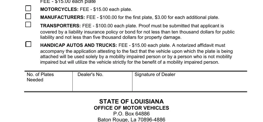 Find out how to fill in Dpsmv 1640 Louisiana Form step 2