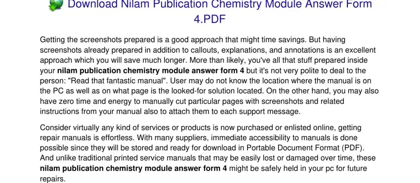 Tips to fill out modul kimia tingkatan 4 kssm edisi guru step 1
